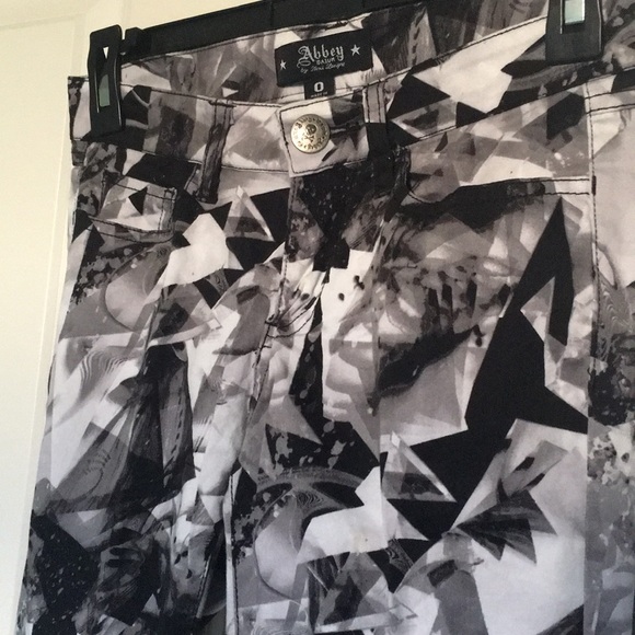 Abbey Dawn By Avril Lavigne Stretchy Jeans b&w - Picture 1 of 5